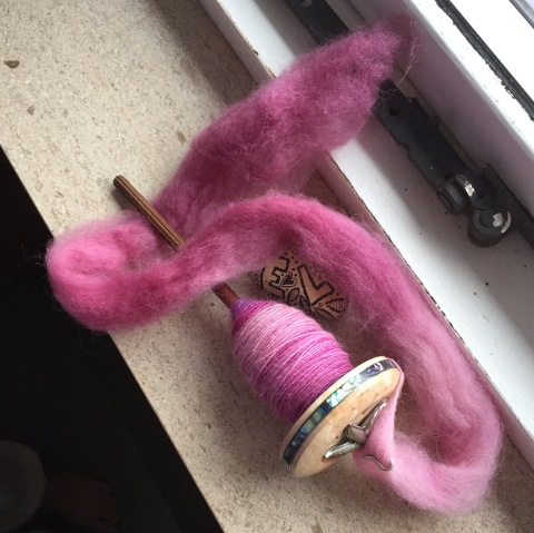Starfish Spindle dressed in pink